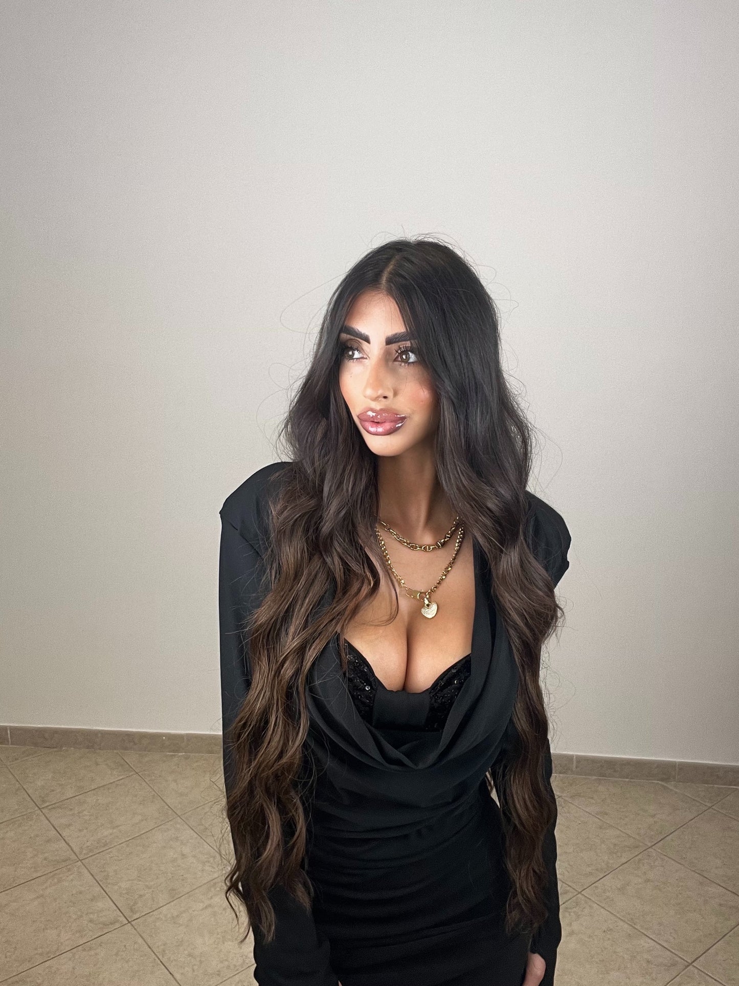 MINIDRESS FIOCCO NERO