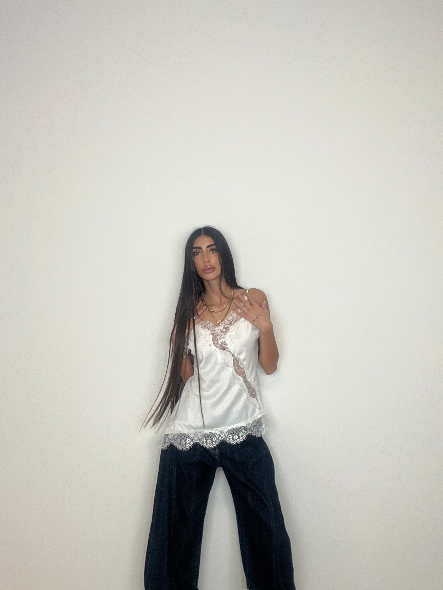 CANOTTA LINGERIE BIANCO