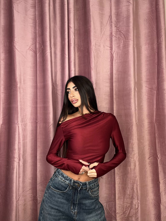 MAGLIA KOURTNEY BORDEAUX