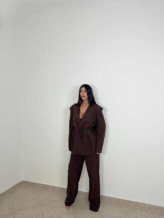 TAILLEUR SHANGAI MARRONE