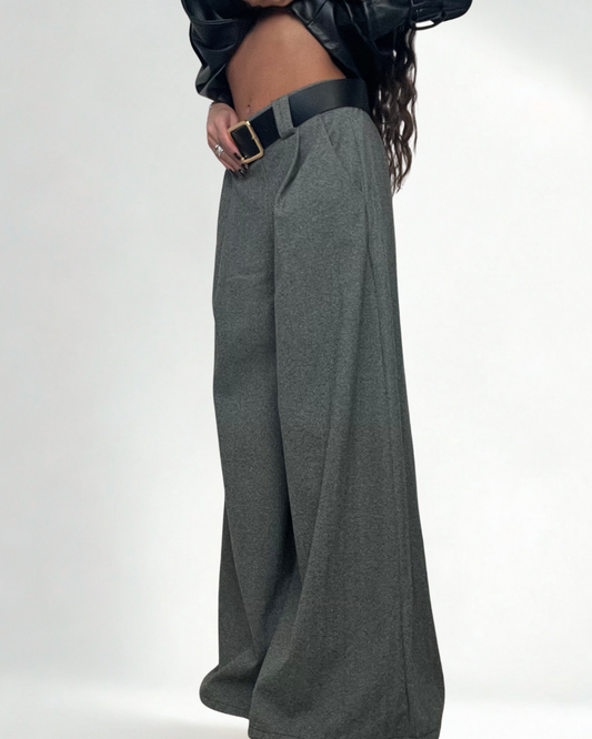 Pantalone Tweed con cintura