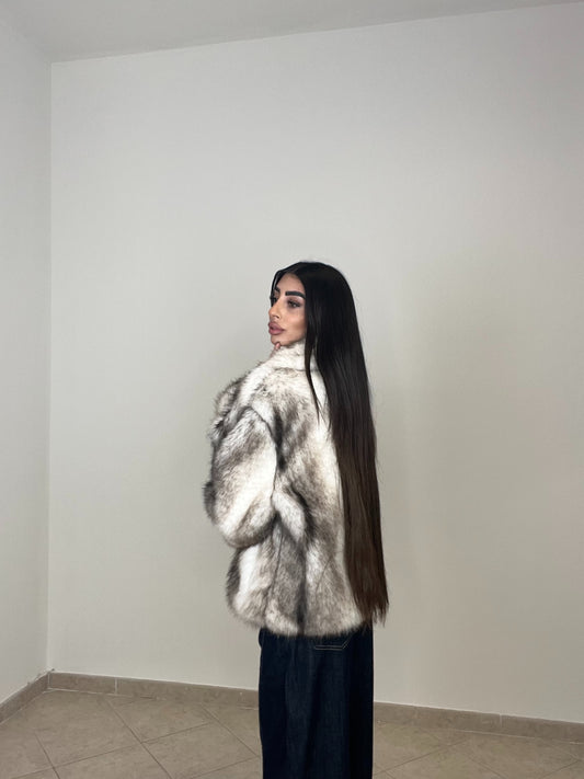ECOFUR WOLF BICOLOR