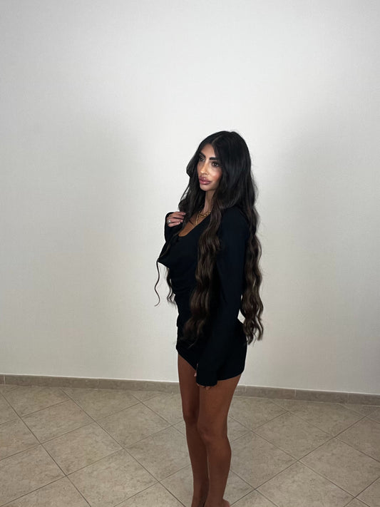 MINIDRESS FIOCCO NERO