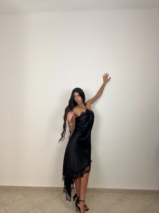 LONGDRESS LINGERIE NERO