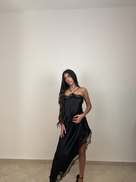 LONGDRESS LINGERIE NERO