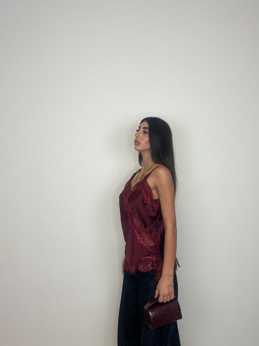 CANOTTA LINGERIE BORDEAUX