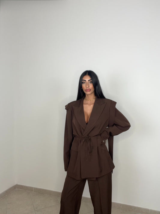 TAILLEUR SHANGAI MARRONE
