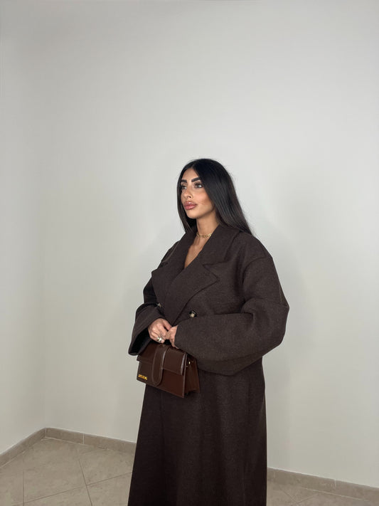 COAT OVER MARRONE